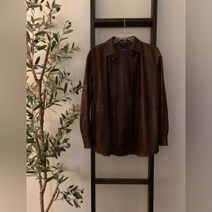 Leather Shacket